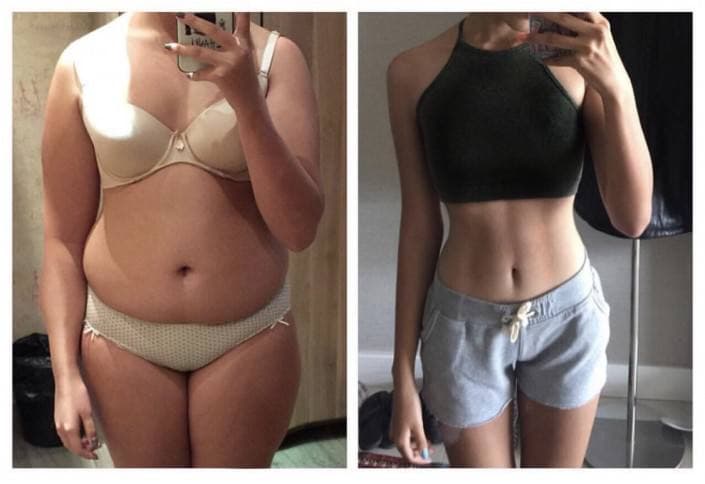 Результат учасниці — до і після 1